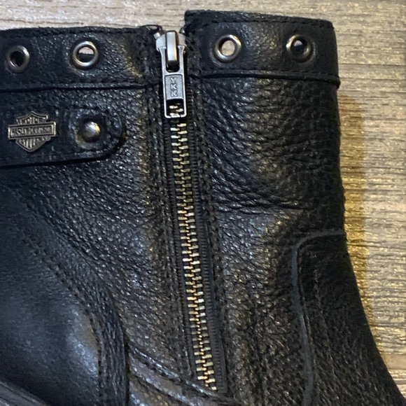 Very Cool Women’s Harley Davidson Ankle Boots🏍🏍 Excellent condition⭐️ Size 7 - Picture 5 of 12